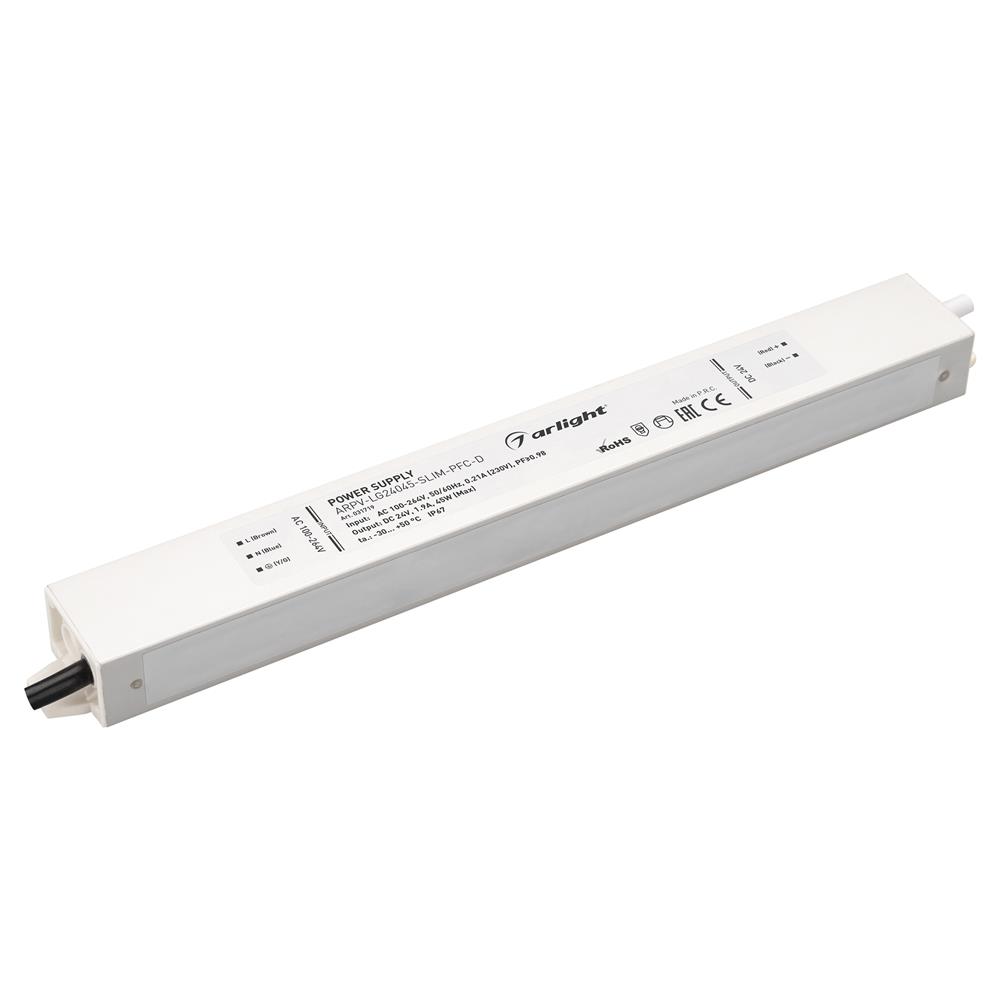 Блок питания Arlight ARPV-LG24045-SLIM-PFC-D (24V, 1.9A, 45W)