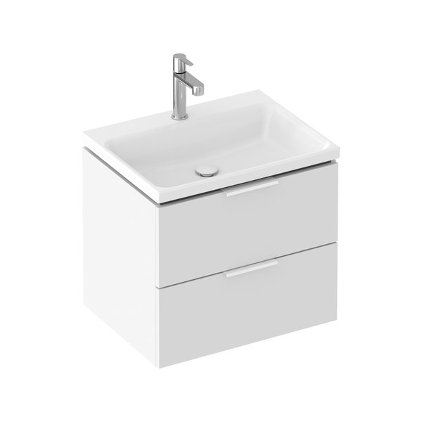 Тумба под умывальник RAVAK SD Comfort II 600 белый/белый (без ручек)