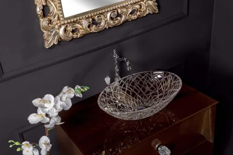 Столешница стеклянная 80 см ArmadiArt NeoArt