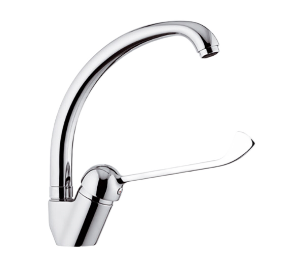 Смеситель для кухни локтевой медицинский Remer K42LL, хром