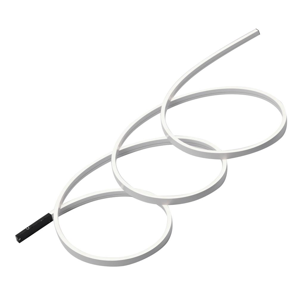 Светильник Arlight MAG-MICROCOSM-FLAT-ELASTIC-L2000-16W Warm3000 (BK, 100 deg, 24V)
