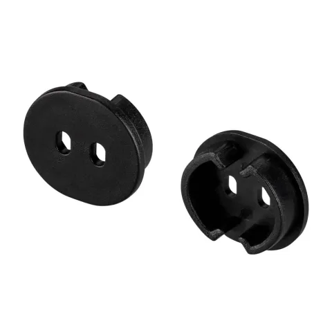 Заглушка Arlight ARH-ROUND-D20-DUAL BLACK с отверстием