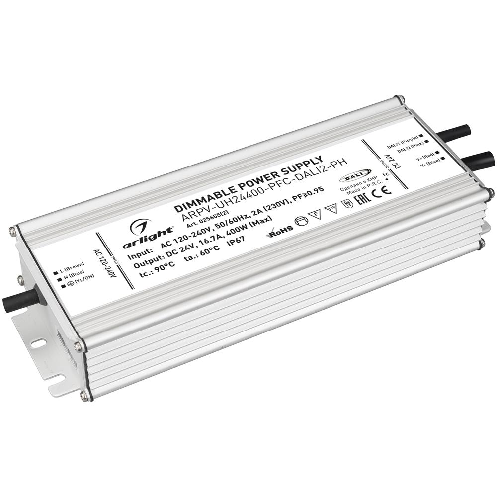 Блок питания Arlight ARPV-UH24400-PFC-DALI2-PH (24V, 16.7A, 400W)