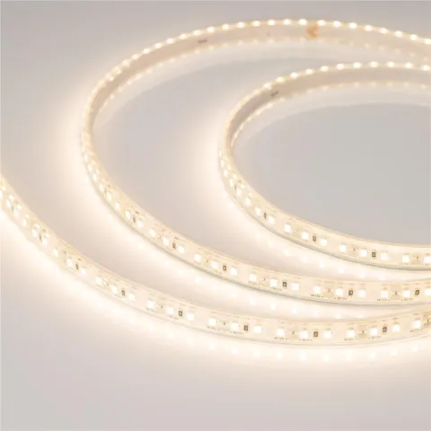 Светодиодная лента герметичная Arlight RTW-PU-A120-10.5mm 12V Warm3000 (16.8 W/m, IP68, Wire 2m, 5m)