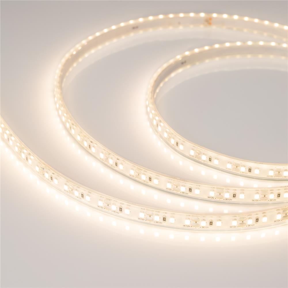 Светодиодная лента герметичная Arlight RTW-PU-A120-10.5mm 12V Warm3000 (16.8 W/m, IP68, Wire 2m, 5m)
