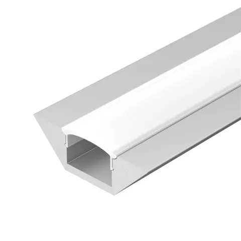 Профиль с экраном Arlight ALU-CORNER-2000 ANOD+FROST