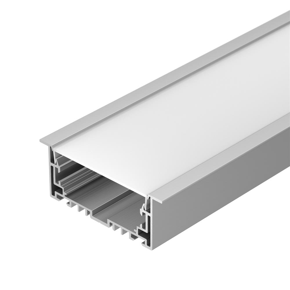 Профиль с экраном Arlight S2-LINIA94-F-2500 ANOD+OPAL