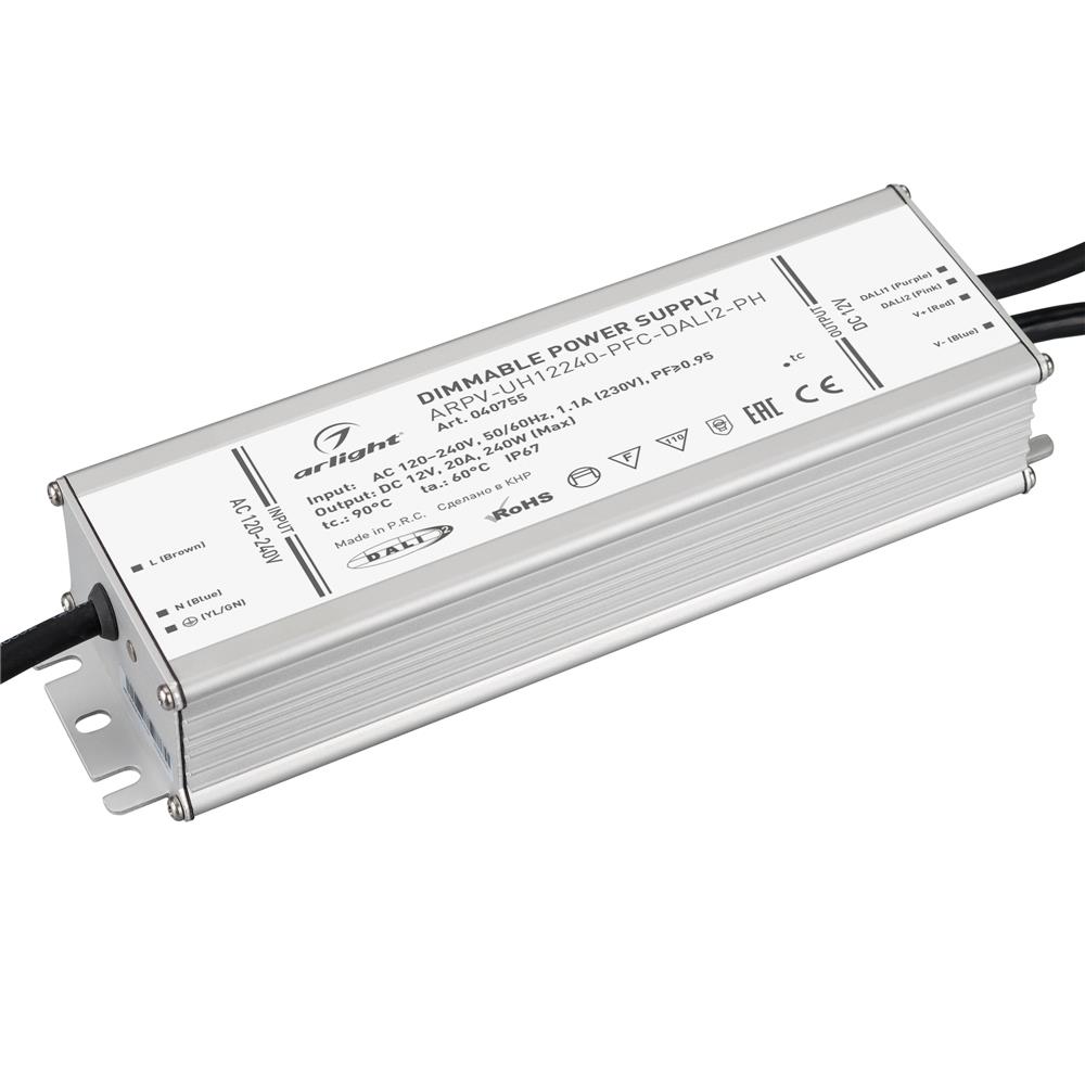 Блок питания Arlight ARPV-UH12240-PFC-DALI2-PH (12V, 20A, 240W)