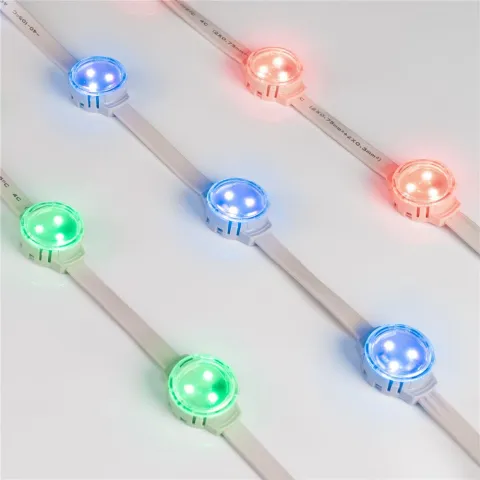 Модуль управляемый Arlight SOLEX-SPI-3535-3-12V RGB 120deg (D30x16mm, 0.75W, IP67)