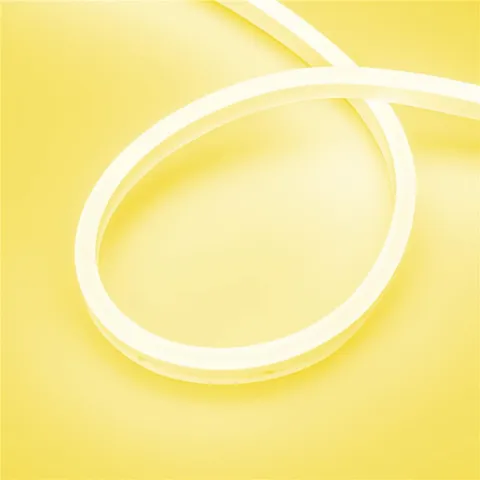 Светодиодная лента герметичная Arlight AURORA-PS-A120-16x8mm 24V Yellow (10 W/m, IP65, 2835, 5m)