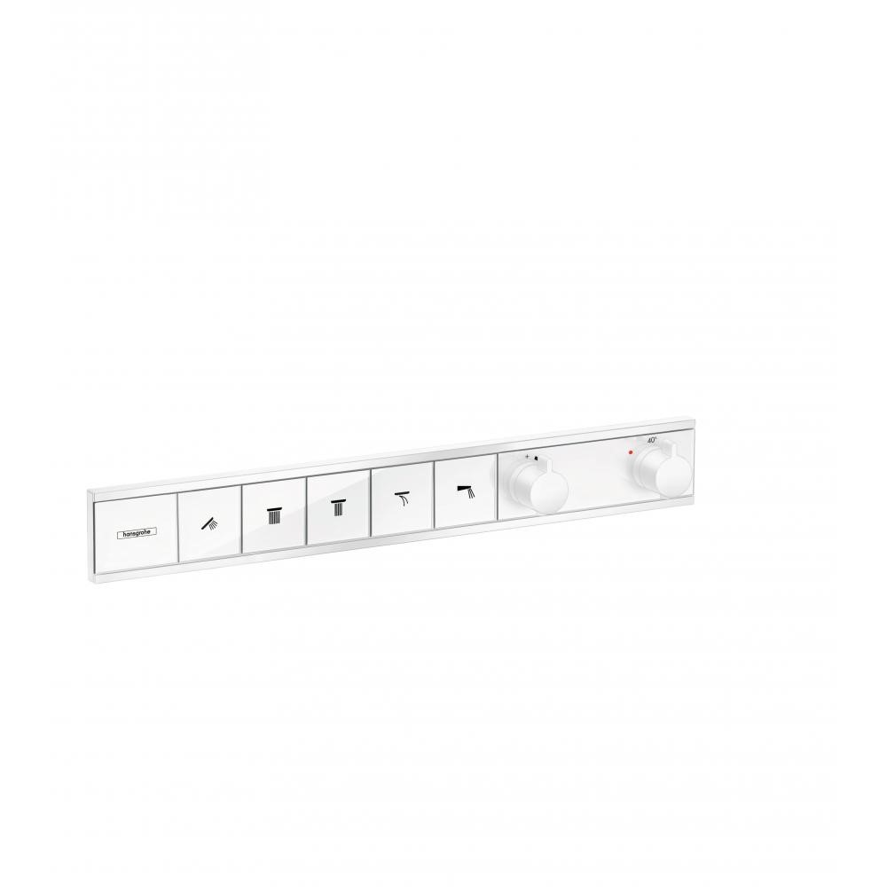 Термостат Hansgrohe RainSelect для скрытой установки 5 функций, белый матовый