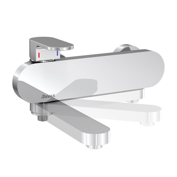 Смеситель для ванны RAVAK Chrome CR 022.00/150 с поворотным изливом