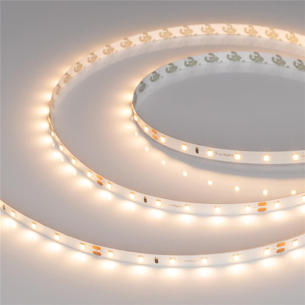 Светодиодная лента Arlight UL-A60-8mm 24V Warm2700 (4.8 W/m, IP20, 5m)