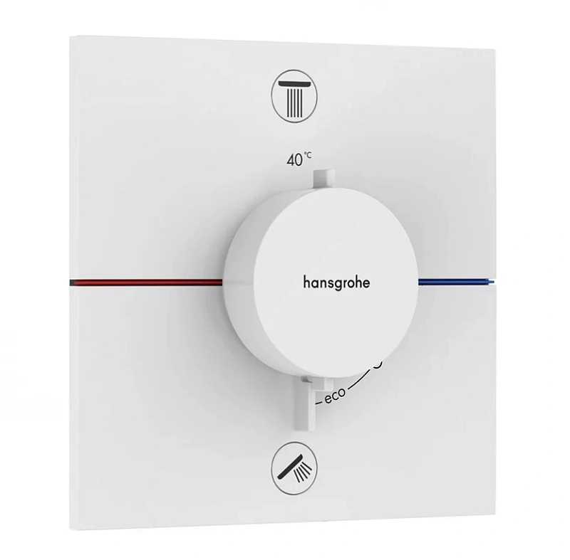 Смеситель для душа Hansgrohe ShowerSelect, белый матовый