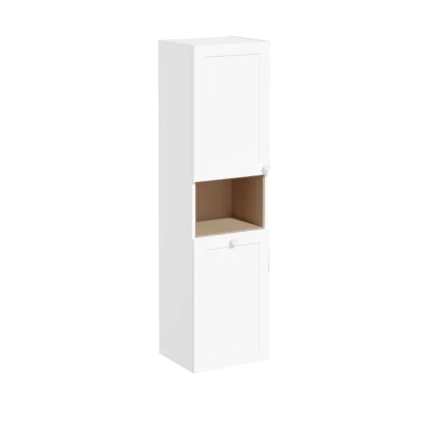 Пенал VitrA Root Classic 40 см, левосторонний, матовый белый