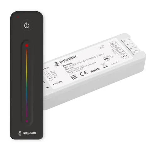 Диммер Arlight SMART-SET-PWM-104-52-RGB-SUF White (12-24V, 3x4A, ПДУ LINE, 2.4G)