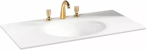 Раковина 110 см ArmadiArt NeoArt Solid Glass с тумбой