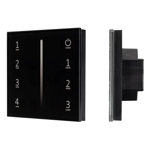 Панель Arlight SMART-P34-DIM-IN Black (230V, 0-10V, Sens, 2.4G)
