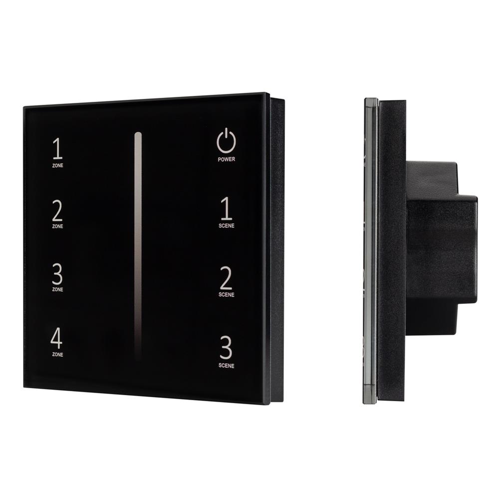 Панель Arlight SMART-P34-DIM-IN Black (230V, 0-10V, Sens, 2.4G)