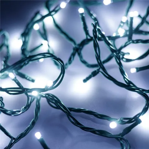 Светодиодная гирлянда Ardecoled ARD-STRING-HOME-5000-GREEN-50LED-FLASH WHITE (230V, 3.5W)