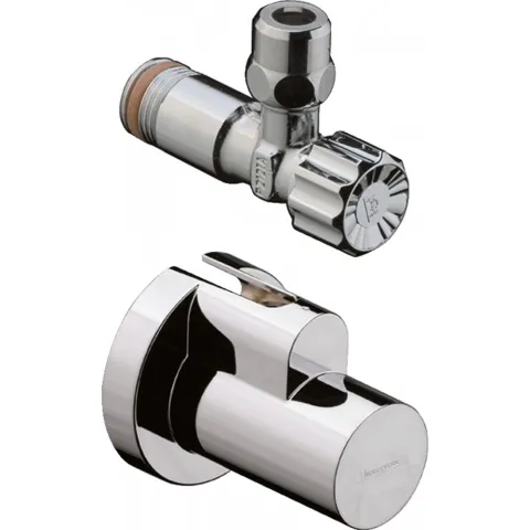 Вентиль угловой Hansgrohe, хром