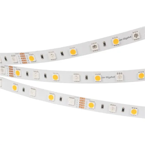 Светодиодная лента Arlight RT-B60-10mm 24V RGBW-Day (14.4 W/m, IP20, 5060, 5m)