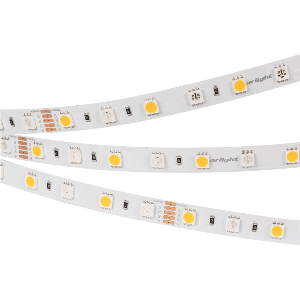 Светодиодная лента Arlight RT-B60-10mm 24V RGBW-Day (14.4 W/m, IP20, 5060, 5m)