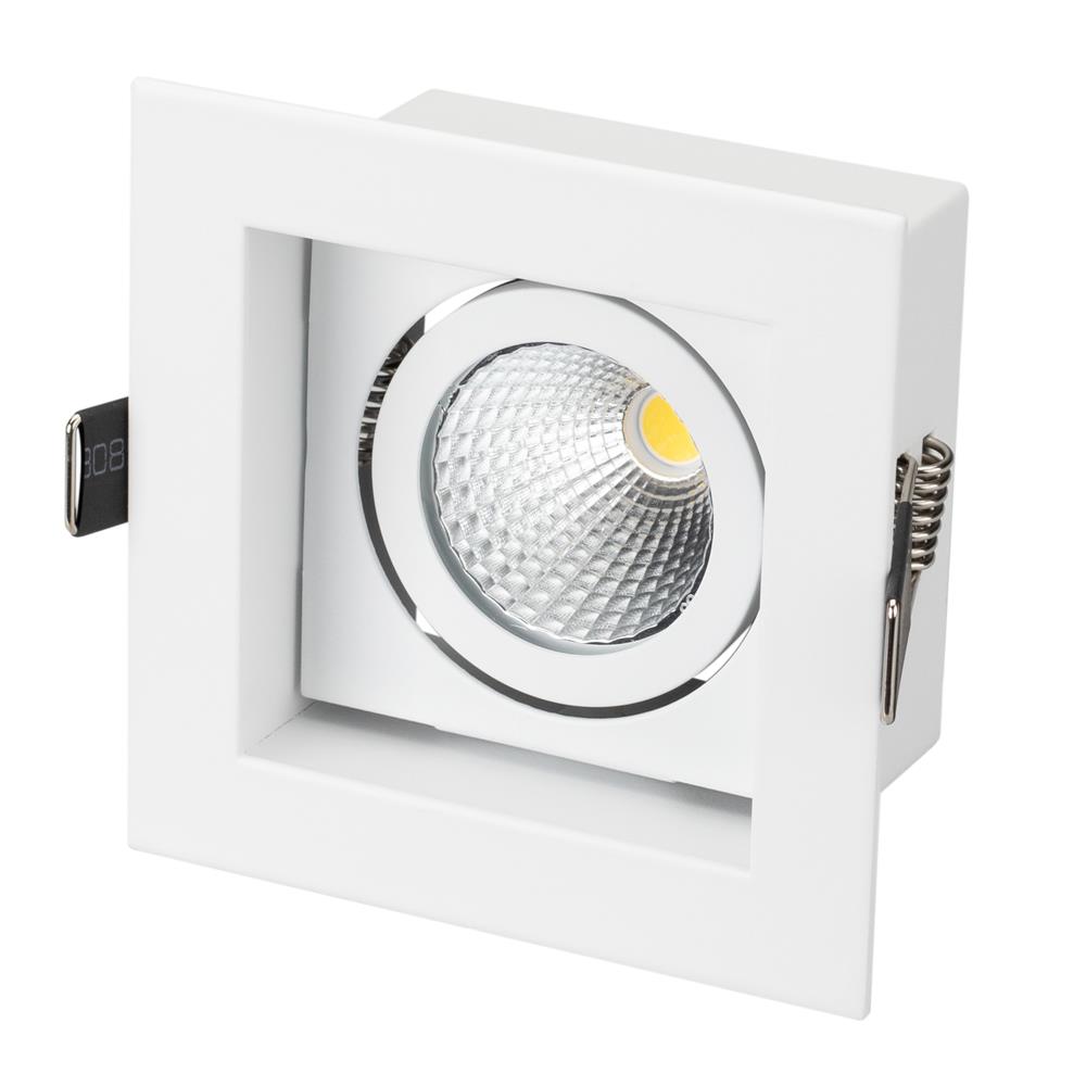 Светильник Arlight CL-KARDAN-S102x102-9W Warm (WH, 38 deg)