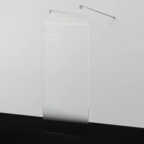 Душевая перегородка WasserKRAFT Vechte 60W40-FL, хром