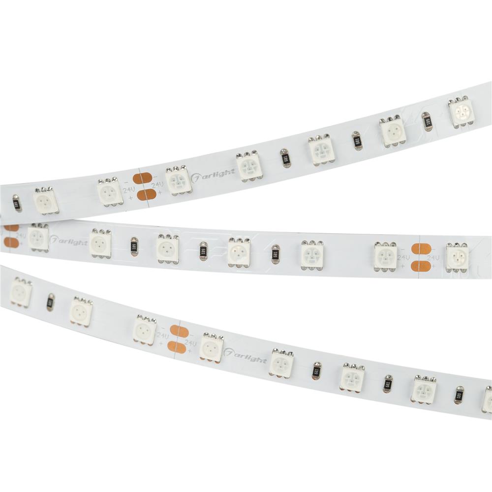 Светодиодная лента Arlight RT-B60-10mm 24V Orange (14.4 W/m, IP20, 5060, 5m)