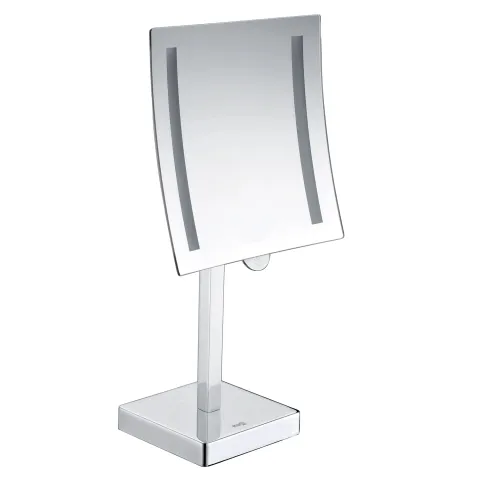 Зеркало с WasserKRAFT K-1007 LED-подсветкой, 3-х кратным увеличением