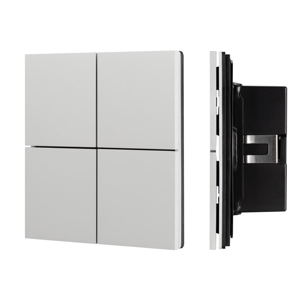 Кнопочная панель Arlight KNX-304-23-IN Silver (BUS, Frameless)