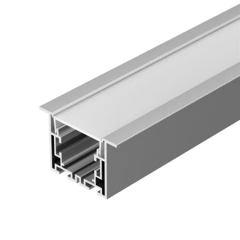 Профиль с экраном Arlight S2-LINIA55-F-2500 ANOD+OPAL