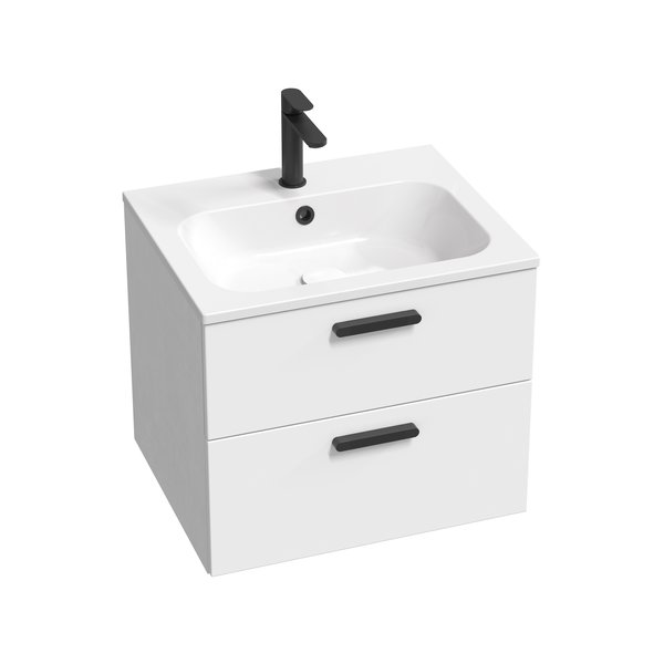 Тумба под умывальник RAVAK SD 600 Chrome II 152 мм, чёрный