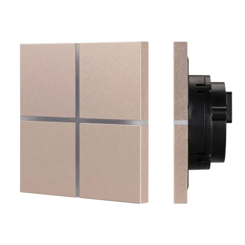 Сенсорная панель Arlight KNX-304-13-IN Champagne (BUS, Frameless)