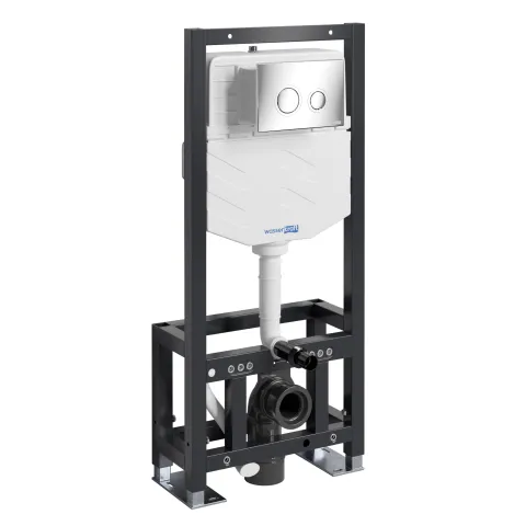 Система инсталляции для унитазов WasserKRAFT Dill 61TLT.010.ME, кнопка CH01, хром