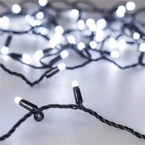 Светодиодная гирлянда Ardecoled ARD-STRING-CLASSIC-10000-BLACK-100LED-MILK-STD White (230V, 7W)