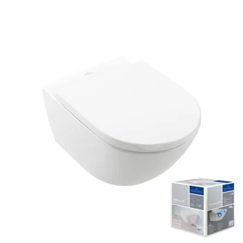 Унитаз подвесной Villeroy & Boch Subway 3.0, альпийский белый