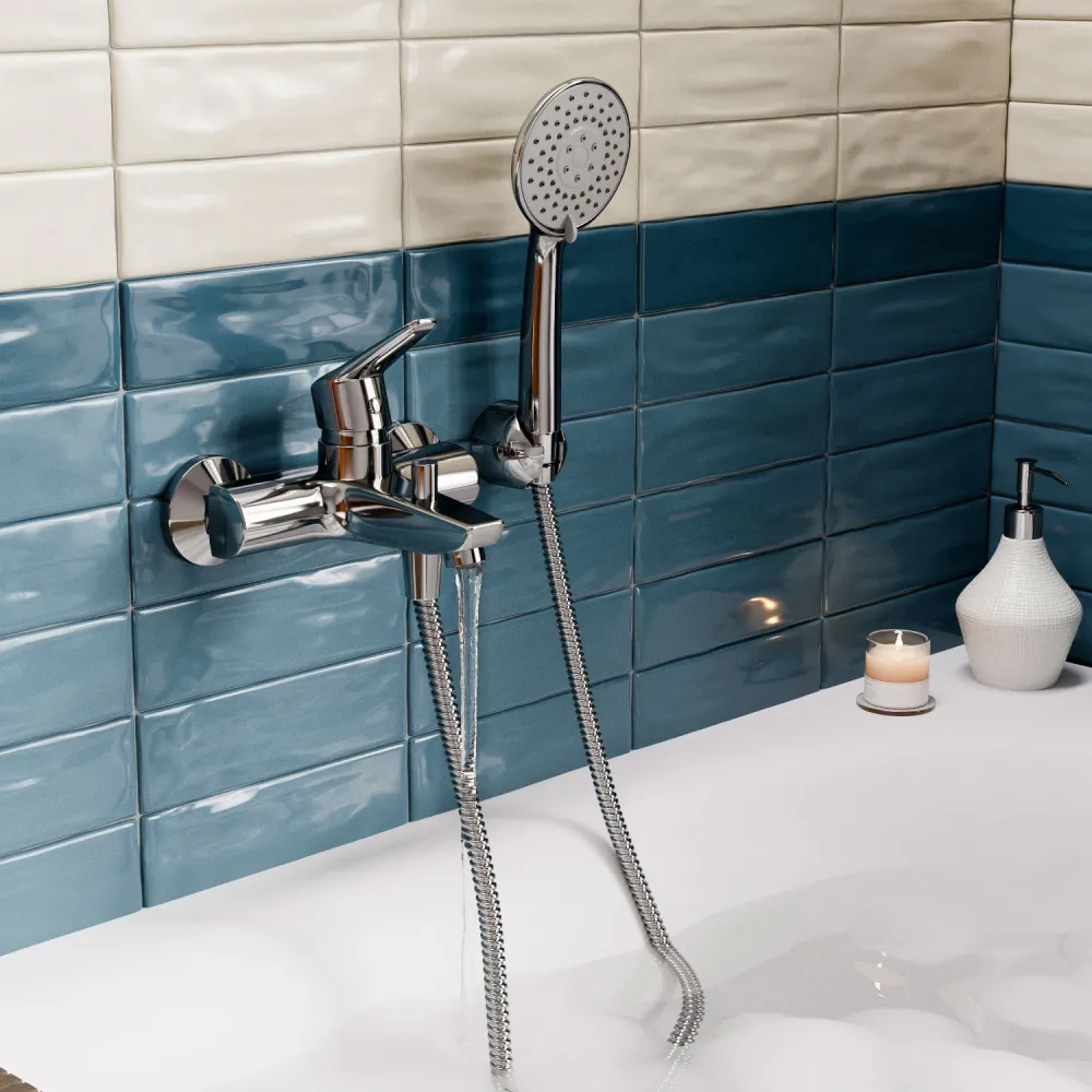 Смеситель для ванны с коротким изливом WasserKRAFT Rhin 4401