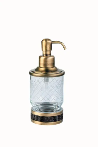 Настольный диспенсер Boheme ROYALE CRISTAL BR, чёрный матовый