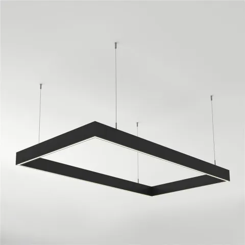 Светильник Arlight ALT-LINEAIR-RECTANGLE-FLAT-UPDOWN-DIM-1375x785-140W Warm3000 (BK, 100 deg, 230V)