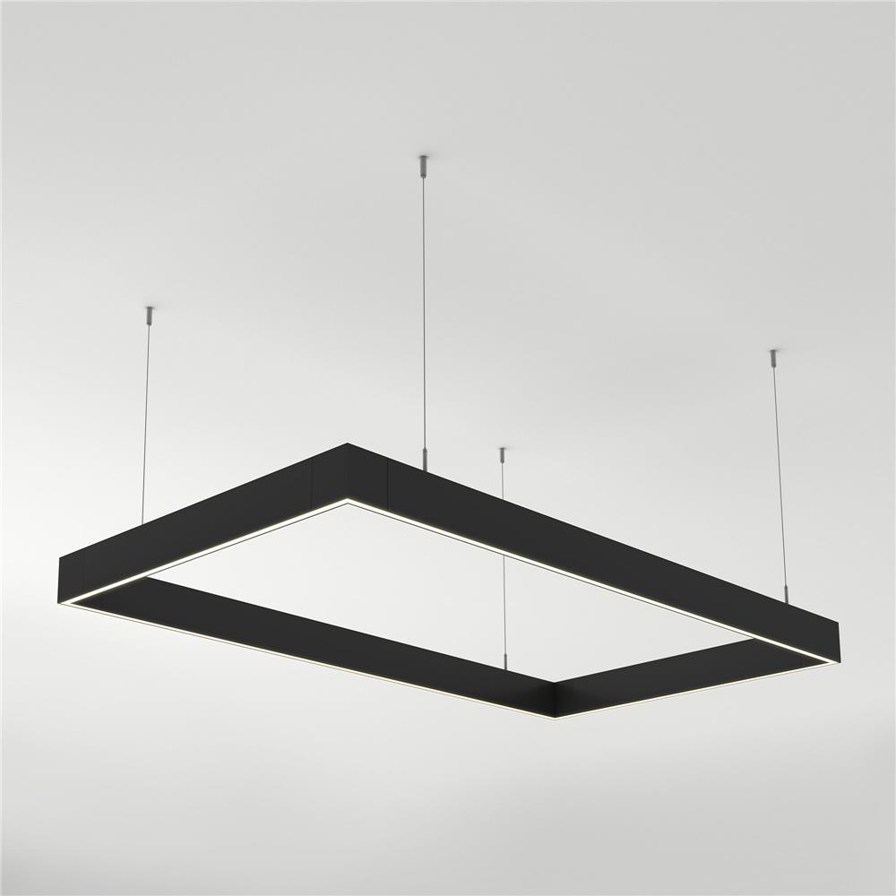 Светильник Arlight ALT-LINEAIR-RECTANGLE-FLAT-UPDOWN-DIM-1375x785-140W Warm3000 (BK, 100 deg, 230V)