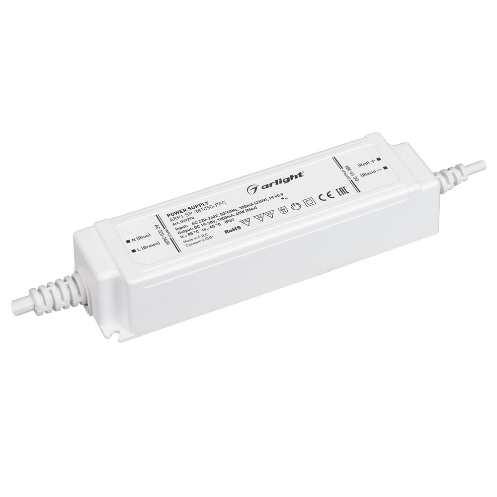 Блок питания Arlight ARPJ-SP-381050-PFC (40W, 19-38V, 1.05A)