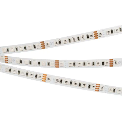 Светодиодная лента Arlight RT 2-5000 24V RGB 8mm (3838, 120 LED/m, LUX)