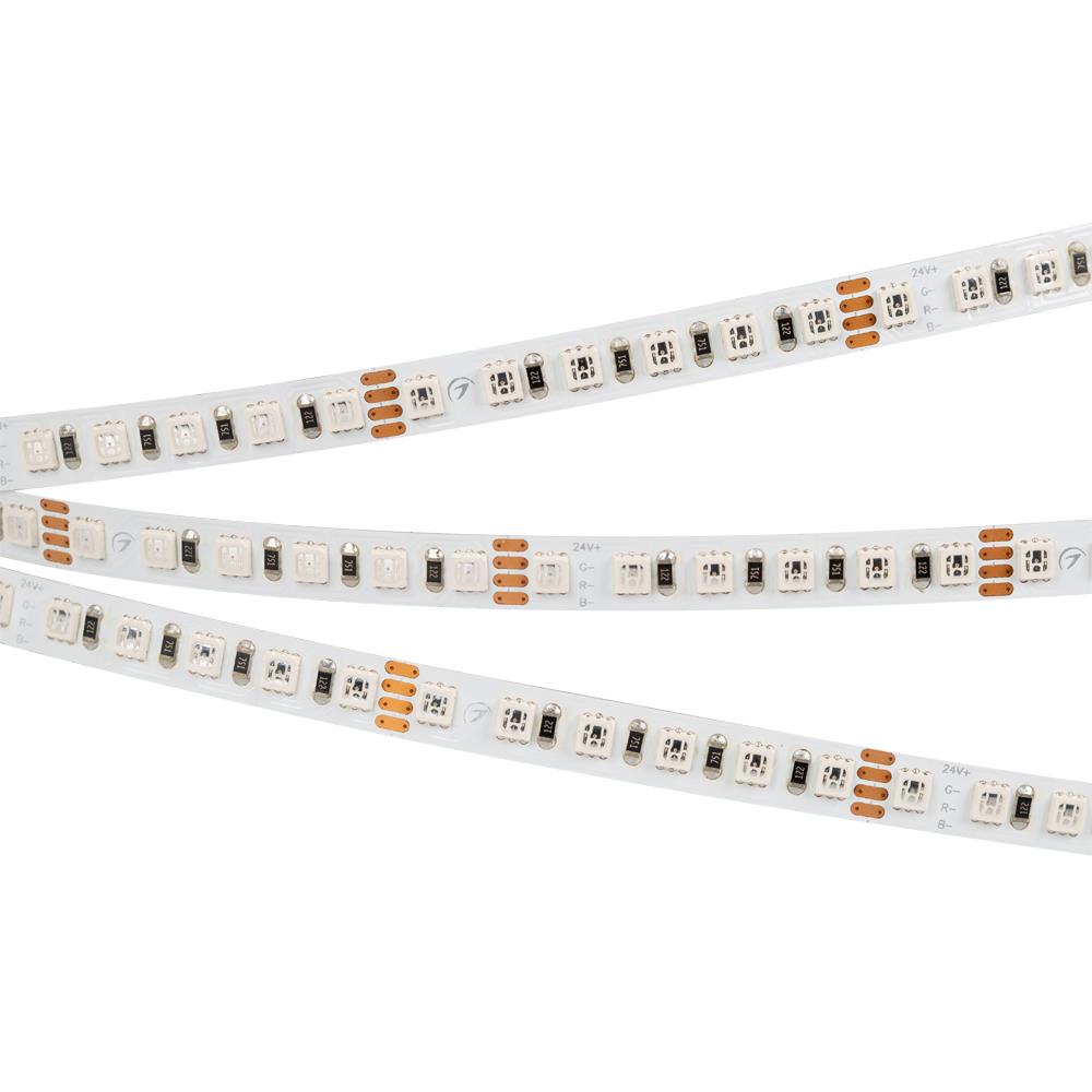 Светодиодная лента Arlight RT 2-5000 24V RGB 8mm (3838, 120 LED/m, LUX)