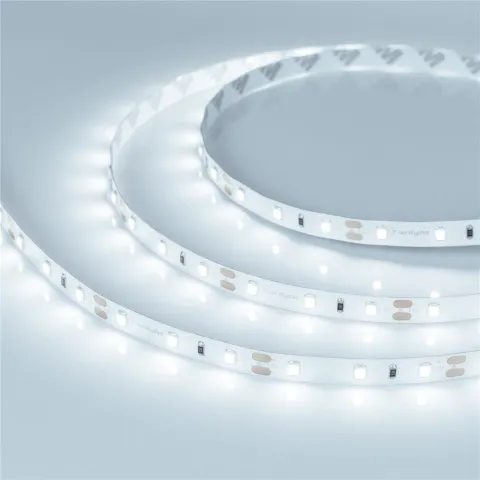 Светодиодная лента Arlight RT-A60-8mm 12V Cool 8K (4.8 W/m, IP20, 2835, 5m)