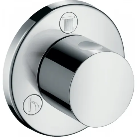 Запорный вентиль переключатель потоков Hansgrohe Trio/Quattro S, хром