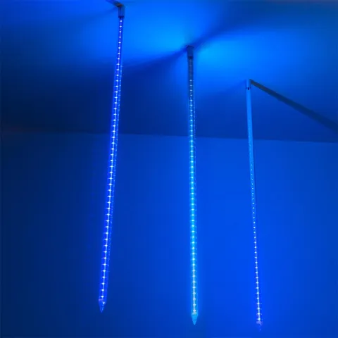 Светодиодная гирлянда Ardecoled ARD-ICEFALL-CLASSIC-D23-1000-CLEAR-96LED-LIVE BLUE (230V, 1.5W)