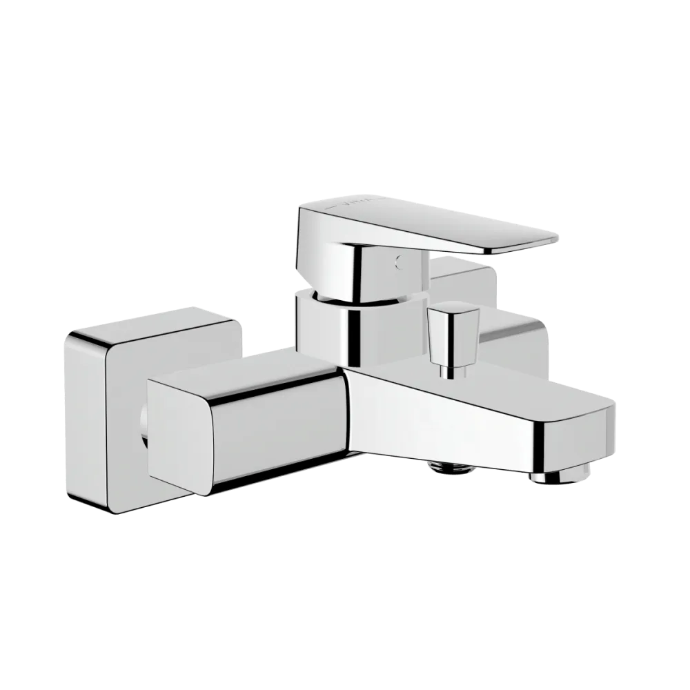 Смеситель настенный VitrA Root Square, для ванны, однорычажный, хром