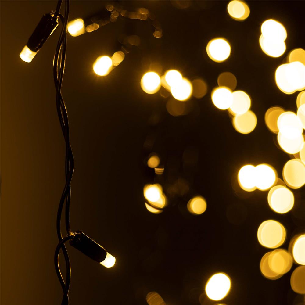 Светодиодная гирлянда Ardecoled ARD-EDGE-CLASSIC-2400x600-BLACK-88LED-FLASH Warm/Warm (230V, 6W)